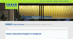Desktop Screenshot of erber-bauelemente.de