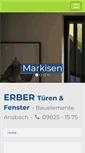 Mobile Screenshot of erber-bauelemente.de